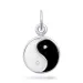 Yin Yang riipus hopeaa