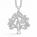 Støvring Design elämänpuu zirkoni riipus jossa on ketju  hopea valkoinen zirkoni