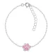 tassu pinkki lasten rannekoru hopeaa - Little Ones