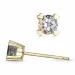 2 x 0,22 ct Morganite solitaire-nappikorvakorut 9 karaatin kultaa kanssa Morganite