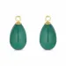 vihreä onyx riipuksia korvakoruja  kullattu hopea