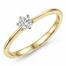 0,20 ct lab grown timantti solitaire-sormus 9 karaatin kultaa 0,20 ct
