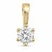 0,20 ct lab grown timantti solitaire-riipus 9 karaatti kultaa 0,20 ct