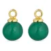 vihreä onyx riipuksia korvakoruja  kullattu hopea - Mix & Match