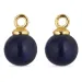 8 mm synteettinen sininen safiiri riipuksia korvakoruja  kullattu hopea - Mix & Match