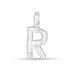 r-kirjain riipus  hopeaa - My Letter
