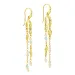 pitkät ketjukorvakorut  kullattu messinki - Eliné