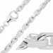 Bnh anker facet armbånd hopeaa 18,5 cm x 4,0 mm