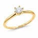 0,50 ct lab grown timantti solitaire-sormus 9 karaatin kultaa 0,50 ct