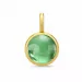 elegantti Julie Sandlau pyöreä vihreä kristalli riipus  kullattua hopeaa vihreä kristalli