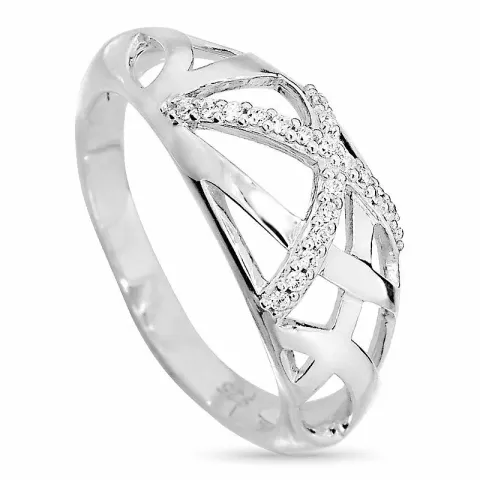 strukturoitu sormus hopeaa