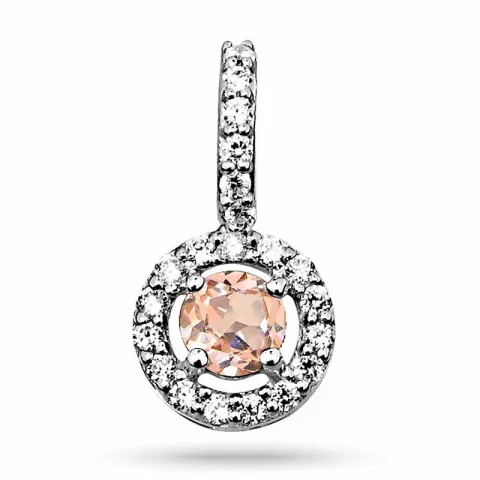 pyöreä riipus  rodinoitua hopeaa