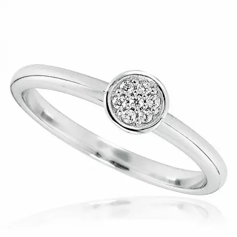 Yksinkertainen pyöreä hopea sormus hopeaa