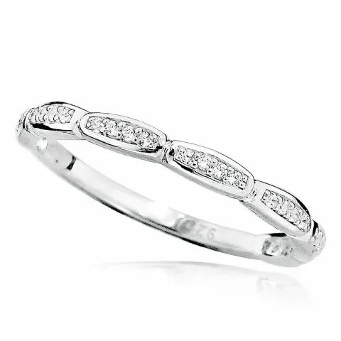 kapea zirkoni sormus hopeaa