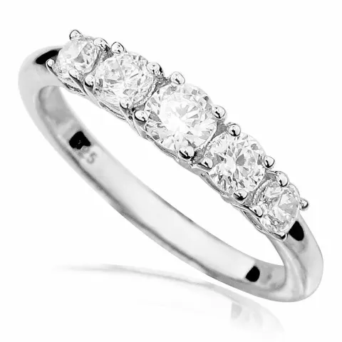 zirkoni alianssisormus hopea