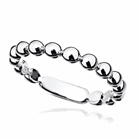 pyöreä sormus hopea