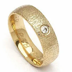 1 vihkisormus RS of Scandinavia 14 karaatin kultaa 0,03 ct