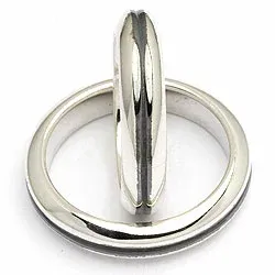 Vihkisormukset rs of scandinavia oksidoitua sterlinghopeaa