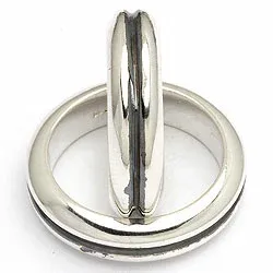 Vihkisormukset rs of scandinavia oksidoitua sterlinghopeaa