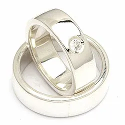 Vihkisormukset rs of scandinavia hopea