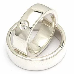 Vihkisormukset rs of scandinavia hopea