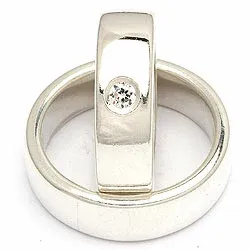 Vihkisormukset rs of scandinavia hopea