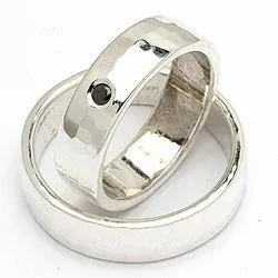 Vihkisormukset rs of scandinavia hopea 0,05 ct