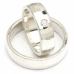 Vihkisormukset rs of scandinavia hopea