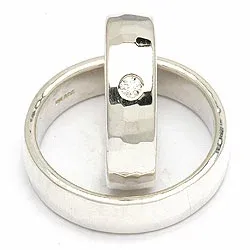 Vihkisormukset rs of scandinavia hopea