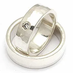 Vihkisormukset rs of scandinavia hopea