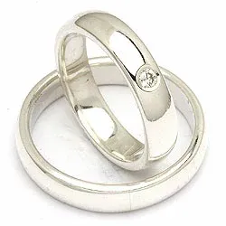 Vihkisormukset rs of scandinavia hopea