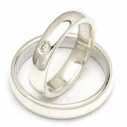 Vihkisormukset rs of scandinavia hopea