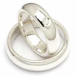 Vihkisormukset rs of scandinavia hopea