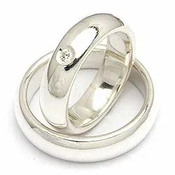 Vihkisormukset rs of scandinavia hopea