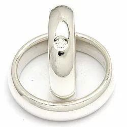 Vihkisormukset rs of scandinavia hopea