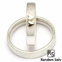 Vihkisormukset rs of scandinavia hopea ja kulta