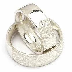 Vihkisormukset rs of scandinavia hopea