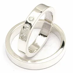 Vihkisormukset rs of scandinavia hopea