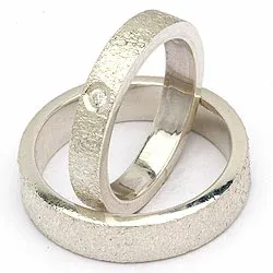 Vihkisormukset rs of scandinavia hopea