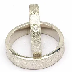 Vihkisormukset rs of scandinavia hopea