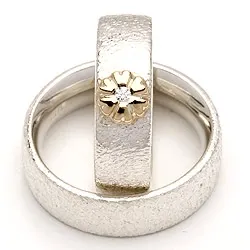 Vihkisormukset rs of scandinavia hopea ja kulta