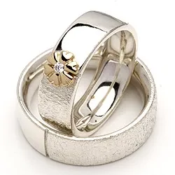 Vihkisormukset rs of scandinavia hopea ja kulta