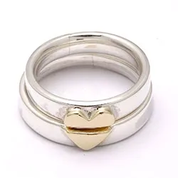 Vihkisormukset rs of scandinavia hopea ja kulta