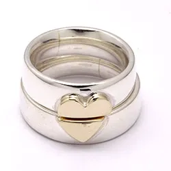 Vihkisormukset rs of scandinavia hopea ja kulta