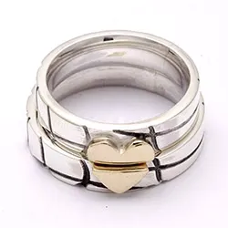 Vihkisormukset rs of scandinavia hopea ja kulta