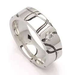 1 vihkisormus RS of Scandinavia hopea