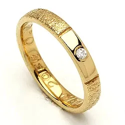1 vihkisormus RS of Scandinavia 14 karaatin kultaa 0,02 ct