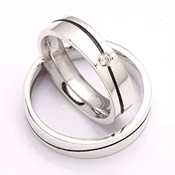 Vihkisormukset rs of scandinavia hopea