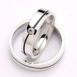 Vihkisormukset rs of scandinavia hopea