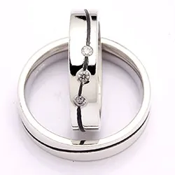 Vihkisormukset rs of scandinavia hopea